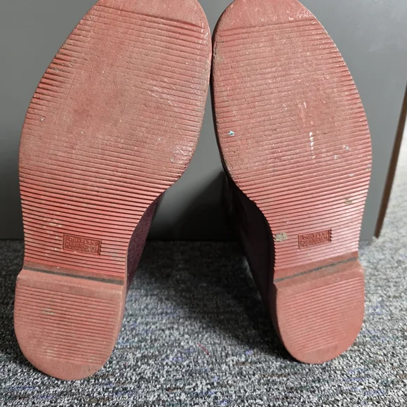 Men's Vintage Brown Leather Hunting Boots - Picture 3 of 6